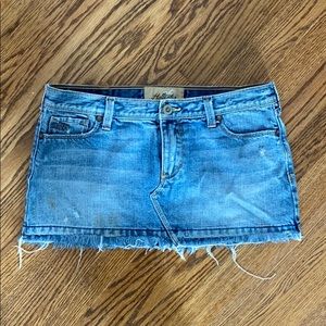 Vintage Hollister denim mini skirt